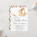 Search for rabbit with carrots invitations Baby
