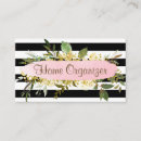 Search for home organization business cards Professional organizer