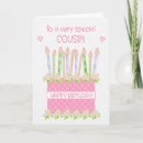 Search for a cousin cake birthday birthday cards Cousin for her