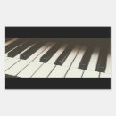 Search for black piano stickers Music
