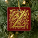 Search for letter z ornaments Gold