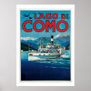 Recherche de lago di como posters Vintage