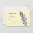Search for blue peacock rsvp cards Feathers