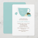 Recherche de tea cup invitations Bleu
