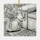 Search for two cats ornaments Cat lover