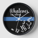 Search for funny office clocks Who cares