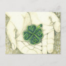 Recherche de noeuds celtiques cartes postales Shamrock
