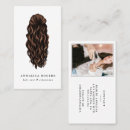 Search for hair extensions business cards Simple