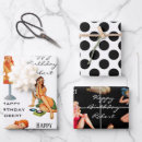Search for pin up girl wrapping paper Vintage