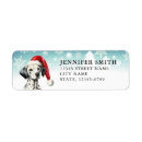 Search for dalmatian dog return address labels Puppy