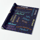 Search for mens birthday wrapping paper Blue