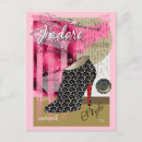 Recherche de haute couture mode cartes postales Chic