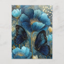 Recherche de papillons bleus cartes postales Pour tous