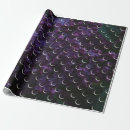 Search for crescent moon wrapping paper Witch