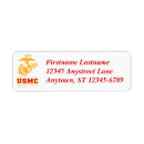 Search for globe return address labels Usmc