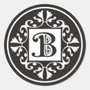 Search for black and white b stickers Alphabet