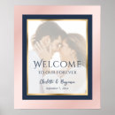 Search for navy and blush wedding signs Gold