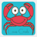 Search for cartoon crabs stickers Crabby