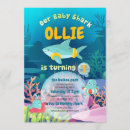 Search for baby shark birthday invitations Beach