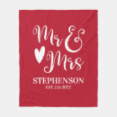 Search for mr and mrs blankets Newlywed