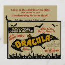 Recherche de vampires invitations Chauves souris