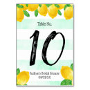 Search for bridal shower table cards Lemon