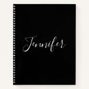 Search for cursive notebooks Black and white