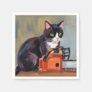 Search for tuxedo napkins Cat