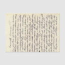 Search for vintage tissue paper Script