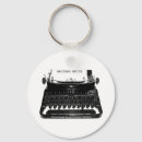 Search for writers keychains Typewriter