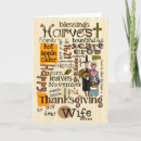 Search for wife thanksgiving cards Typography
