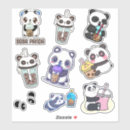 Recherche de panda mignon autocollants Animaux
