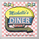 Search for 50s style posters Diner