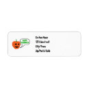 Search for happy face return address labels Halloween