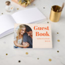 Search for retro wedding guest books Typography