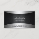 Search for financial advisor business cards Finance