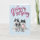Search for husky cards birthday