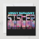 Search for black sister birthday cards Typography