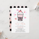 Search for tea baby girl shower invitations Cute