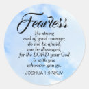 Search for bible verse courage stickers Faith