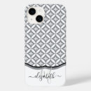 Recherche de fleur lis iphone coques Monogramme