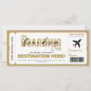 Search for plane invitations Surprise trip ticket