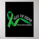 Search for mental health ribbon posters Psychology