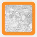 Search for plain orange stickers Modern