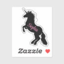 Search for unicorn silhouette stickers Mythical