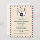 Search for adult bowling party invitations Vintage