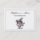 Search for alice in wonderland business cards White rabbit