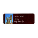 Search for saguaro cactus return address labels Arizona