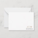 Search for couples monogram note cards Black