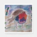 Search for christmas robin napkins Red